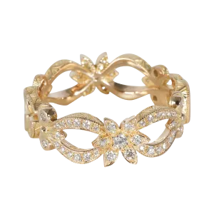 Flora Fashion Ring in 18k Yellow Gold 0.35 CTW