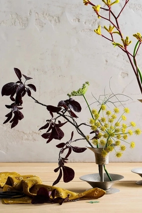 Floral Stem Holder Small dried green plant  