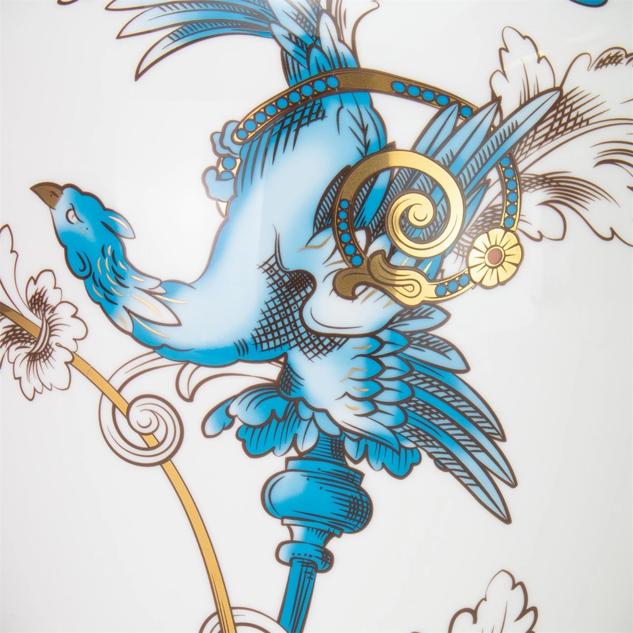 Florentine - Turquoise Big Lidded Vase