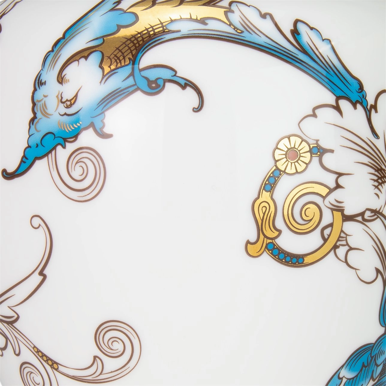 Florentine - Turquoise Lidded Vase
