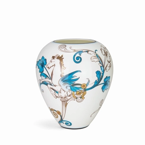 Florentine - Turquoise Vase mini ornamental plant  