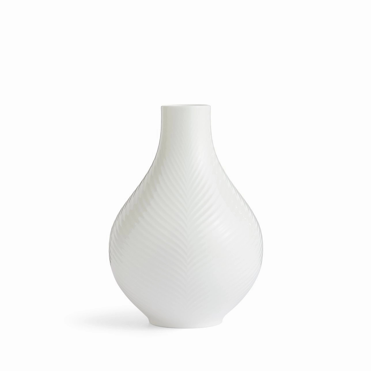Folia - White Bulb Vase mini ornamental plant  