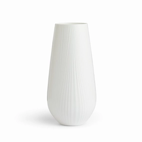 Folia - White Tall Vase mini ornamental plant  