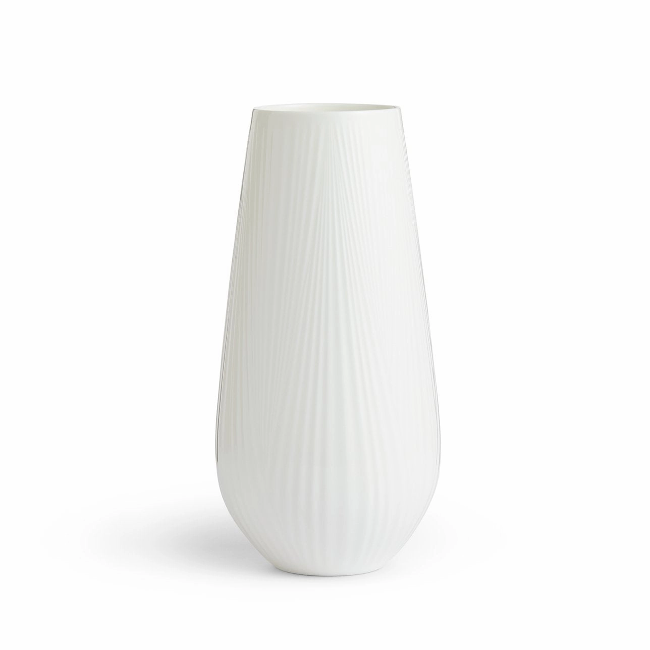 Folia - White Tall Vase mini ornamental plant  
