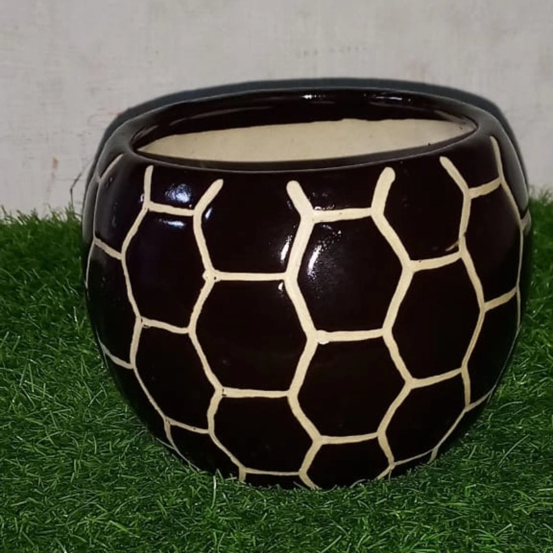Football Ceramic Pot