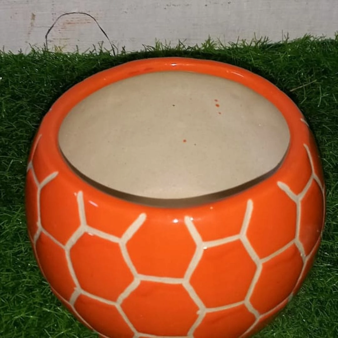 Football Ceramic Pot