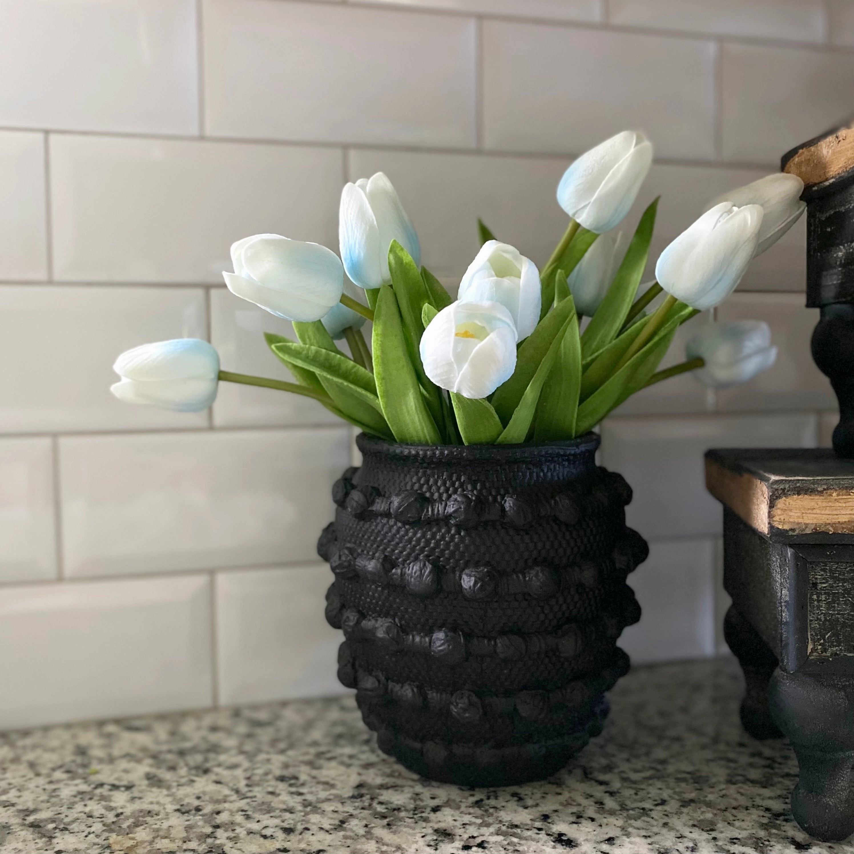 French Blue Real Touch Tulip Bundle