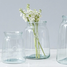 French Mason Jar outdoor greenery  