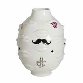 Gala - Graffiti Round Vase mini ornamental plant  