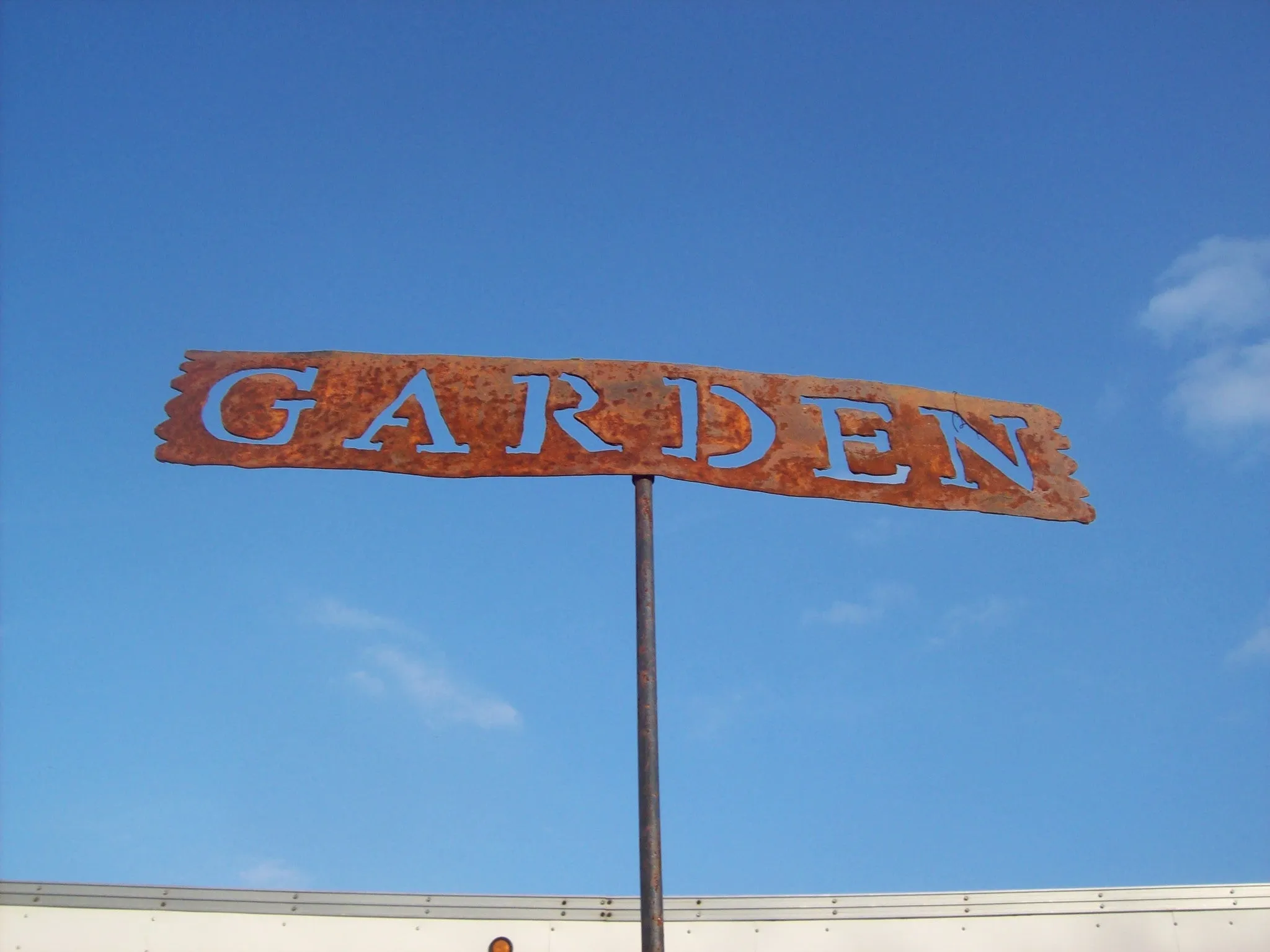 Garden Sign decorative plants  