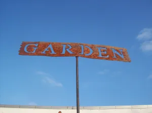 Garden Sign decorative plants  