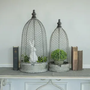 Garden Trellis Planter Set dried flowers  