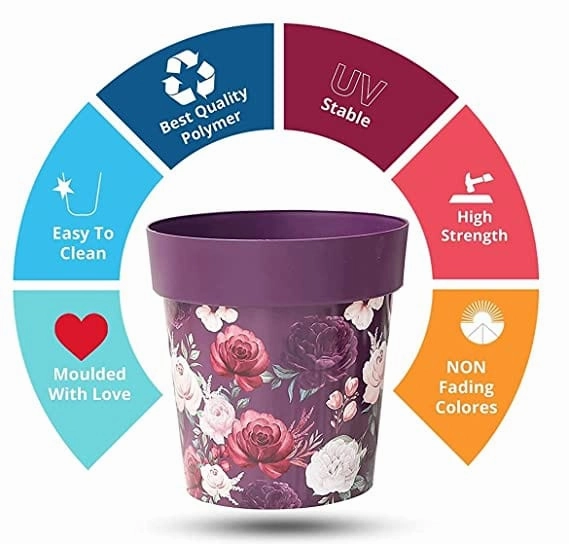 Garden Indoor/Outdoor Florence Planter (Set of 2)
