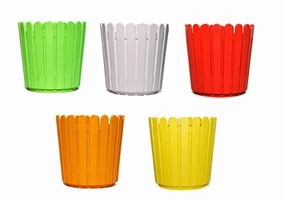 Garden Mix Colour Fence Pot Planter (Set of 3) classic flowerpot  