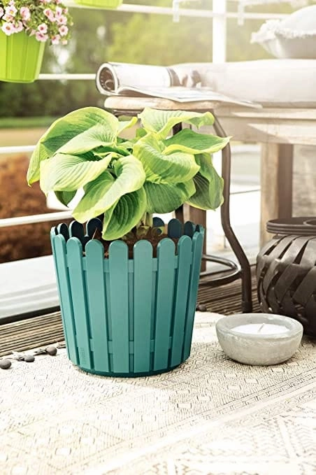 Garden Mix Colour Fence Pot Planter (Set of 3)