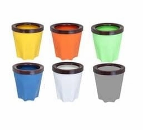 Garden Multicolour Ring Flower Pot and Planter (Set of 3) classic flowerpot  