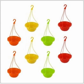 Garden Multicoloured Hanging Planter Set of 6 desktop planter  