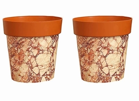 Garden Plastic Premium Planter, Multicolour (2 Pieces) shade perennial  