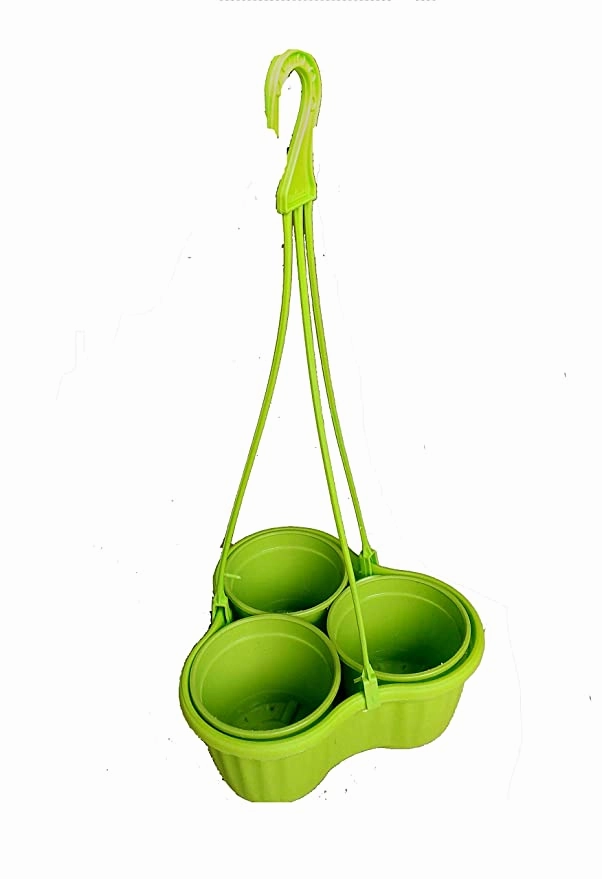 Garden Store Plastic Hanging Planter (3.5 inch), Set of 3