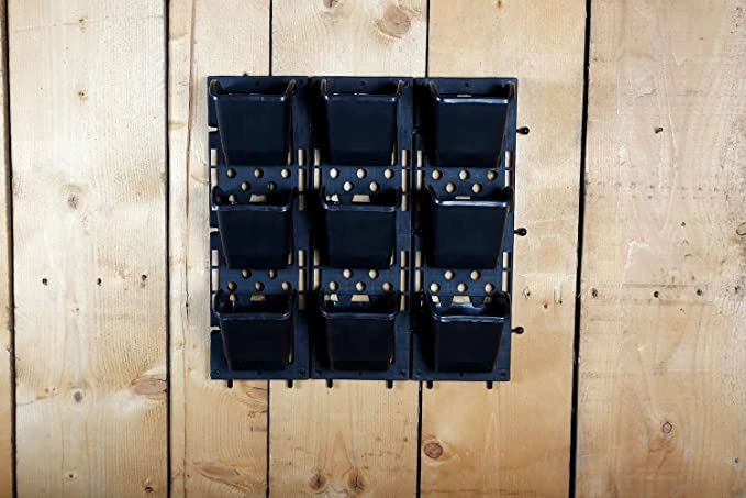 Garden Vertical Garden Panel (3 Frames   9 Pots) cactus succulent plant  