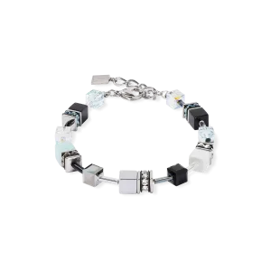 GeoCUBE? Iconic Bracelet Ice Serenity silver