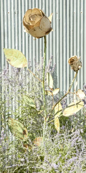Giant Rose Art Yard Big Flower decorative plants  