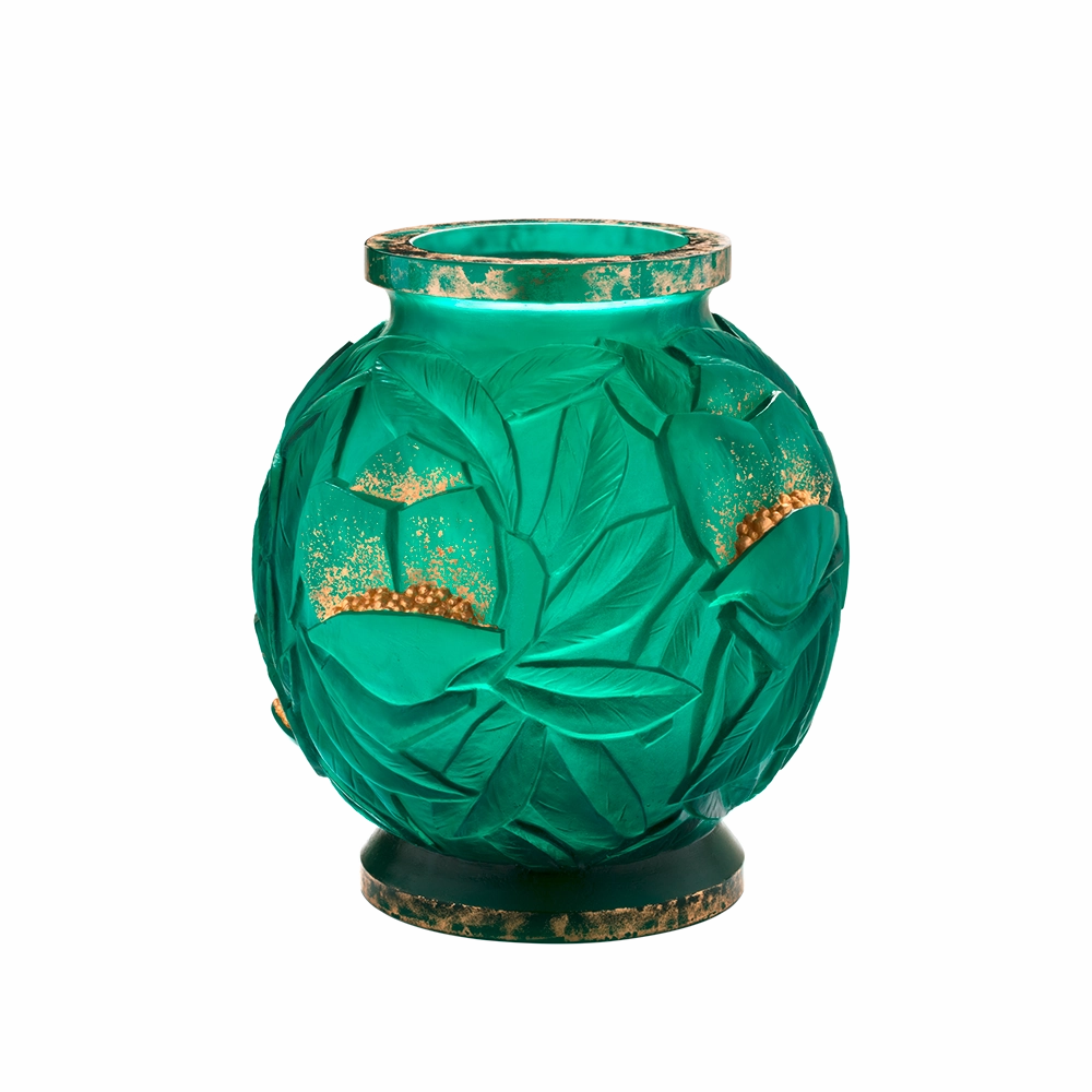 Gilded - Green Gold Large Vase mini ornamental plant  