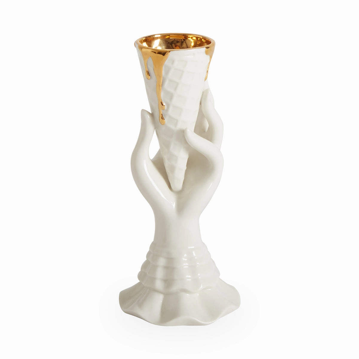 Gilded I-Scream Vase mini ornamental plant  