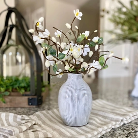 Glazed Terracotta Vase outdoor greenery  