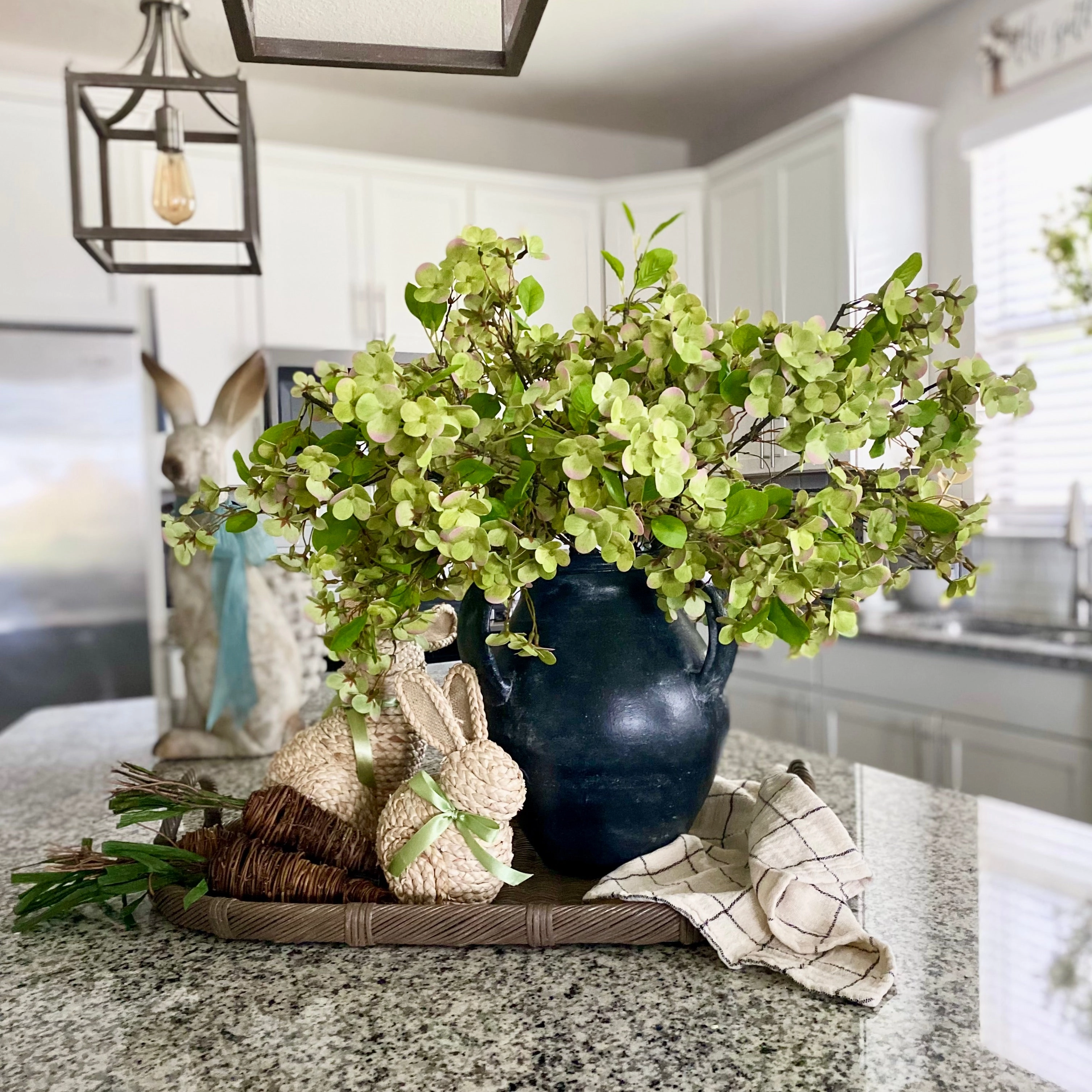 Green Floral Spray