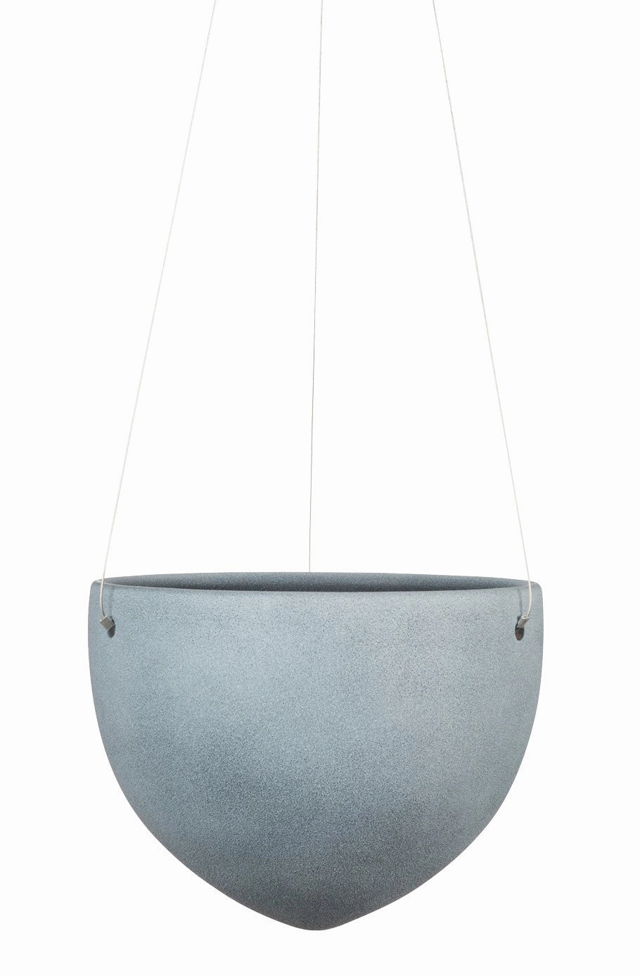 Grey Hanging Ceramic Pot Dark Stone  (845)