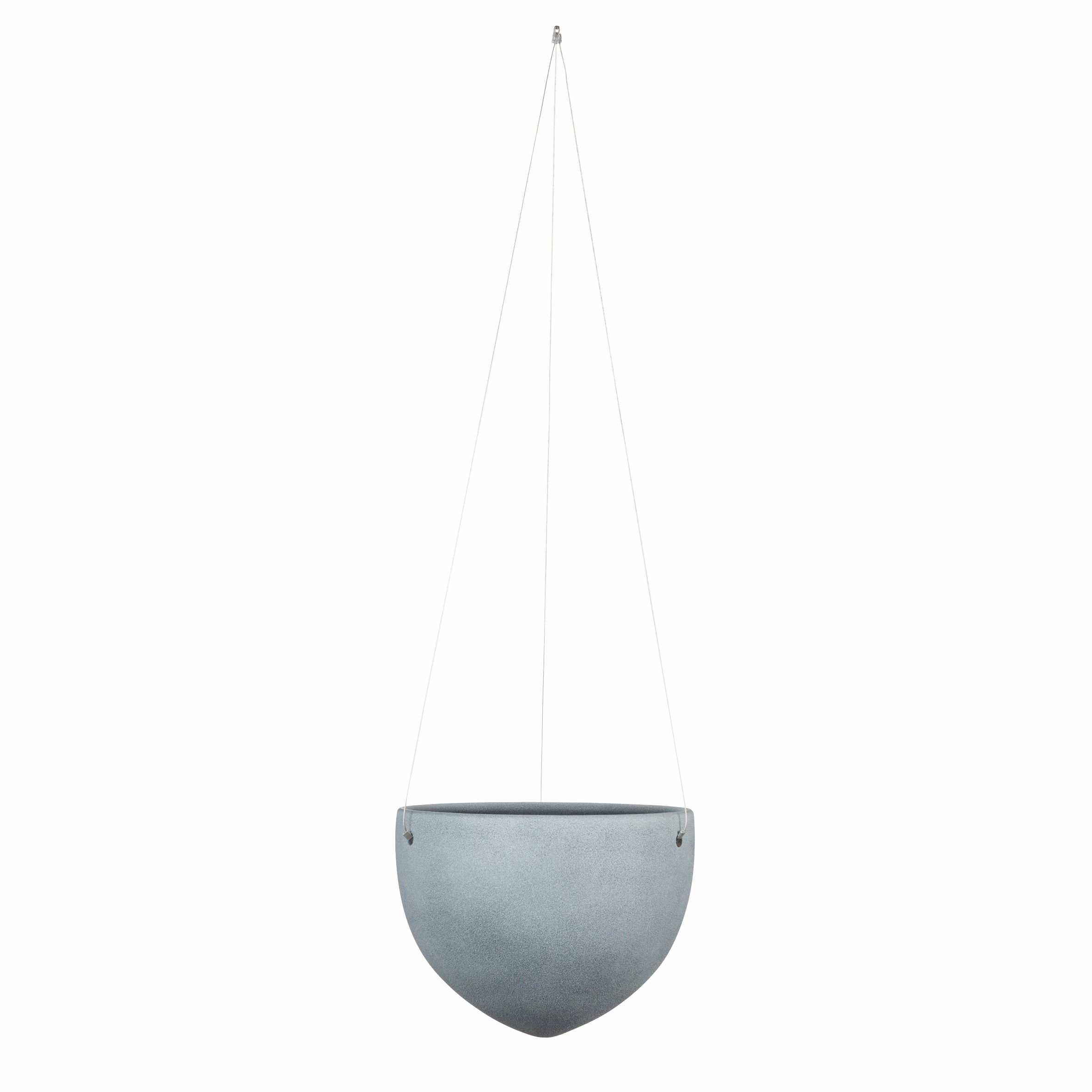 Grey Hanging Ceramic Pot Dark Stone  (845)