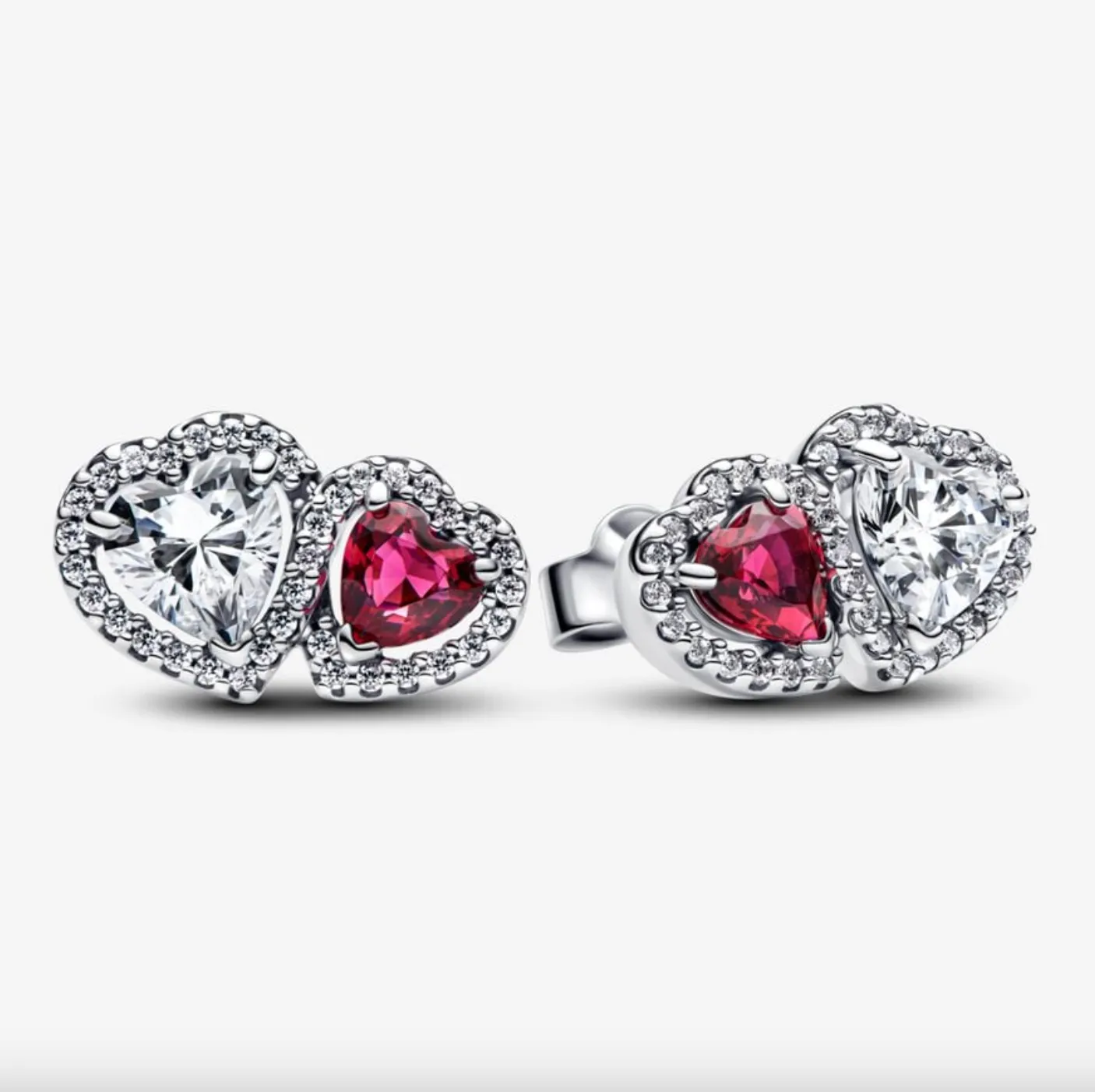 Halo Hearts Stud Earrings