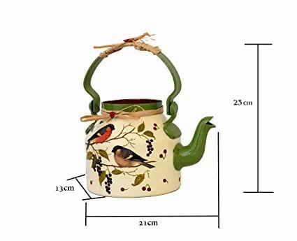 Hand Crafted Aluminium Beautifully Kettle Planter (1.5 L)