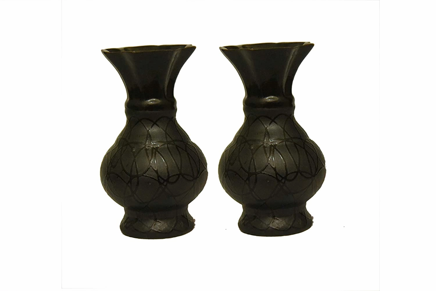 Handmade Ceramic Flower Vase hanging green plant  