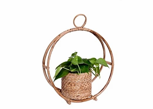 Handmade Natural Cane Planter (35 X 15 X 42 cm)