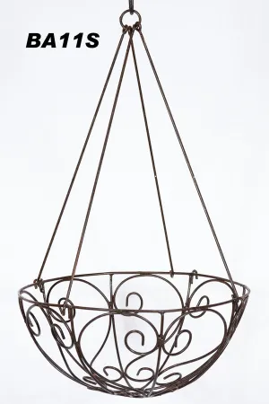 HANGING BASKET WITH REMOVEABLE HANGER decorative plants  