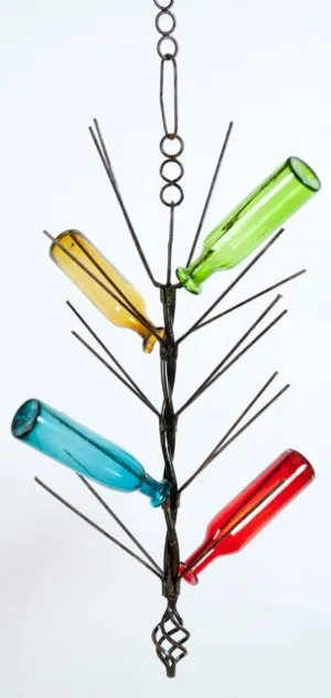 Hanging Bottle Tree Bottle Garden Hanging Bottle Art decorative plants  