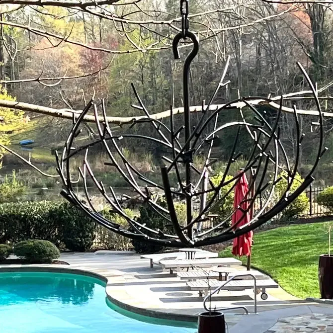 Hanging Branch Tree with Loop on Top