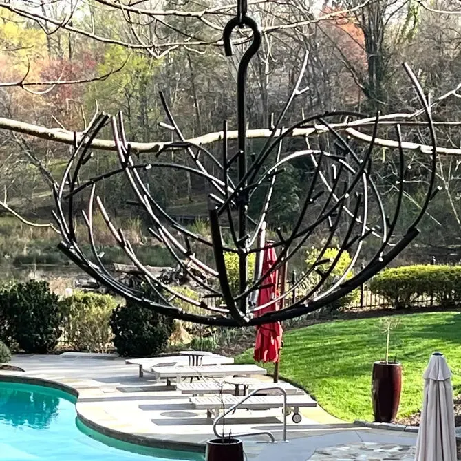 Hanging Branch Tree with Loop on Top
