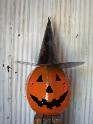 Hanging Pumpkin Witch decorative plants  