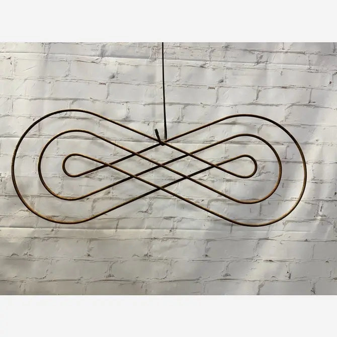 Hanging Metal Figure 8 Infinity Loop Decoration
