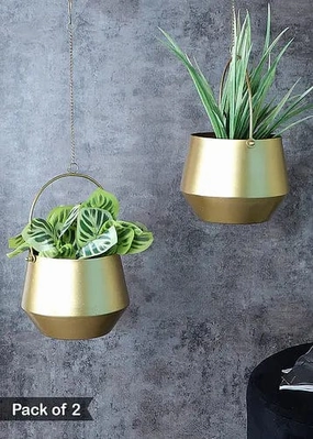 Hanging Vine Planter (Set of 2) classic flowerpot  