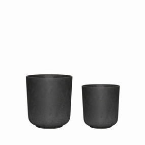Hbsch Among Pots Set Of 2, Black dried green plant  