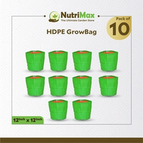 HDPE 200 GSM 12 inch x 12 inch Outdoor Plant Bag classic flowerpot  