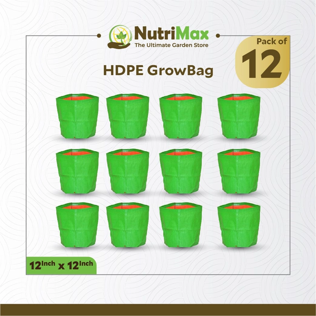HDPE 200 GSM 12 inch x 12 inch Outdoor Plant Bag