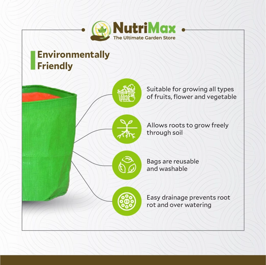 HDPE 200 GSM 12 inch x 12 inch Outdoor Plant Bag