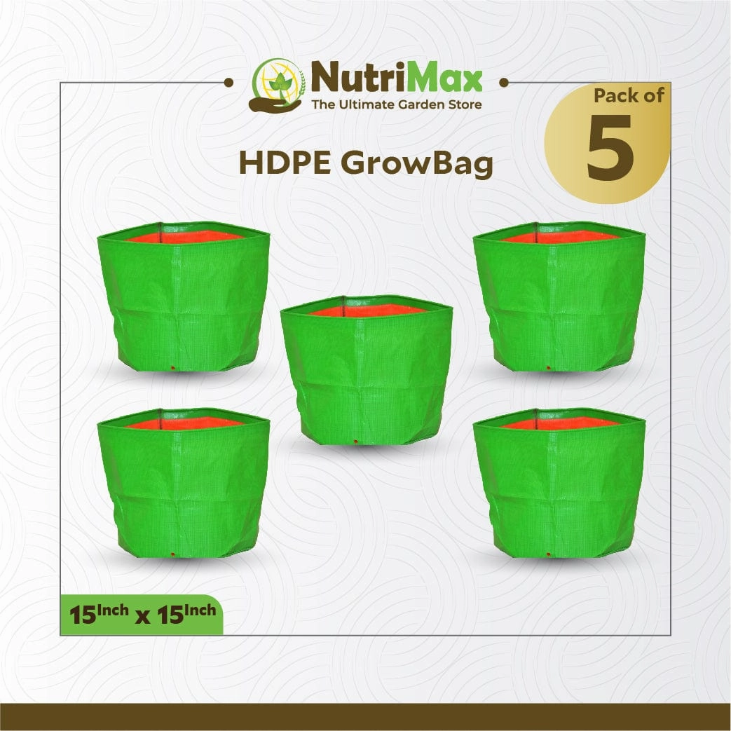 HDPE 200 GSM 15 inch x 15 inch Outdoor Plant Bag