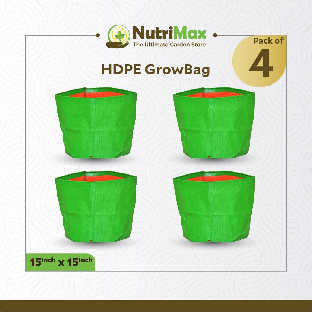 HDPE 200 GSM 15 inch x 15 inch Outdoor Plant Bag