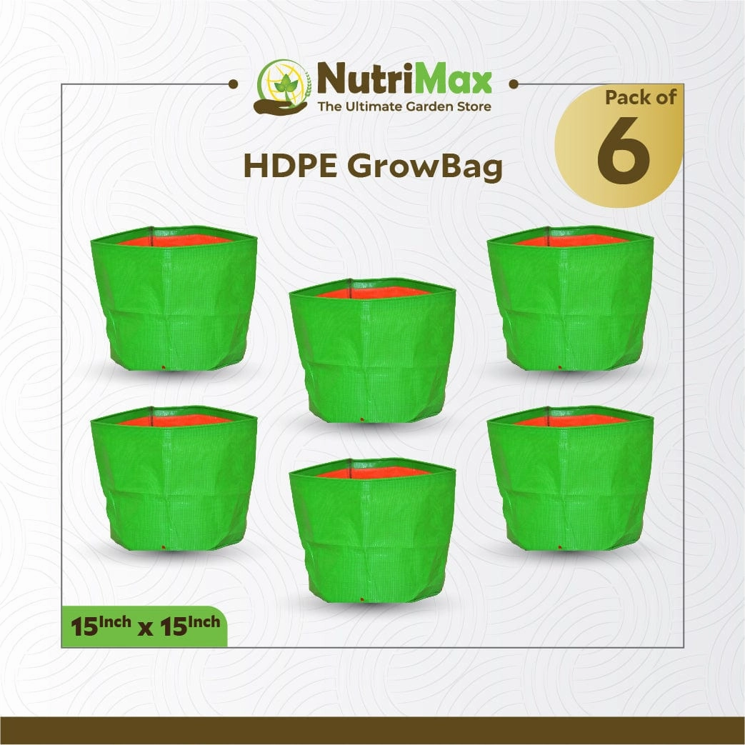HDPE 200 GSM 15 inch x 15 inch Outdoor Plant Bag